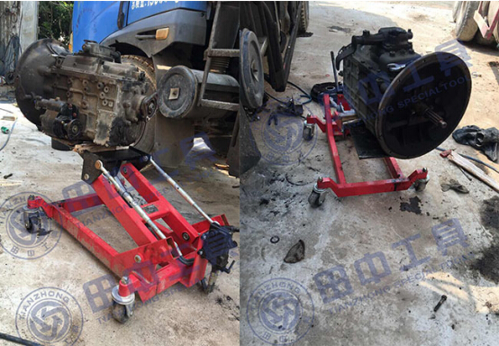 山東哪家低位運(yùn)送器廠家好？田中工具變速箱液壓拖車廠家直銷